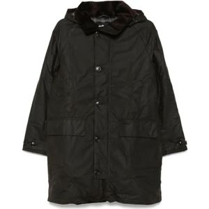 Barbour, Heren, Mantels, Bruin, Maat: L Katoen,