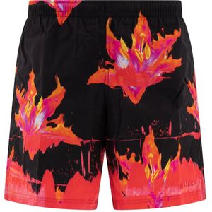 Alexander McQueen, Heren, Badkleding, Veelkleurig, Maat: M Linnen,