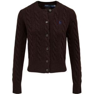 Ralph Lauren, Dames, Truien, Bruin, Maat: XS Wol,