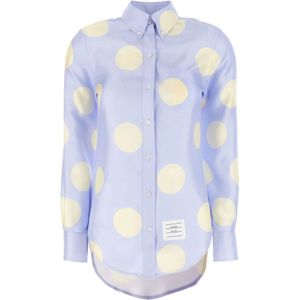 Thom Browne, Dames, Blouses & Shirts, Veelkleurig, Maat: XS Zijde,