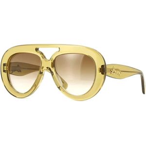 Loewe, unisex, Accessoires, Geel, Maat: 55 MM Nylon,