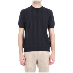 Drumohr, Heren, Truien, Blauw, Maat: M Katoen,