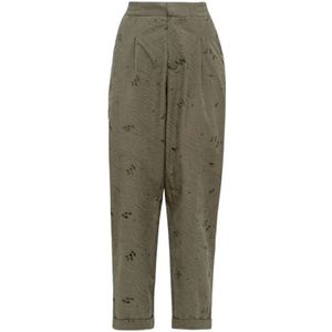 Alpha Studio, Dames, Broeken, Grijs, Maat: L