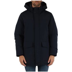 Tommy Hilfiger, Heren, Jassen, Blauw, Maat: L Polyamide,