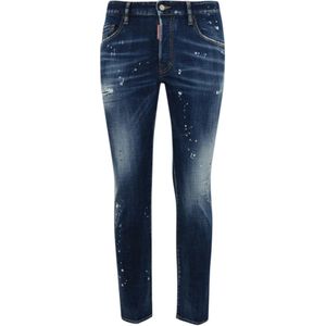 Dsquared2 - Slim Fit Denim Broek - Blauw - Jeans