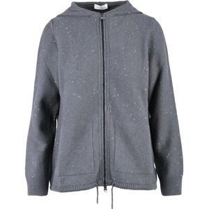 Panicale, Dames, Truien, Grijs, Maat: L Zijde,