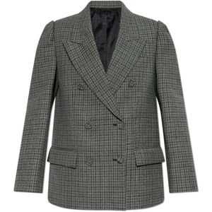 Acne Studios, Dames, Jassen, Grijs, Maat: XS Wol,