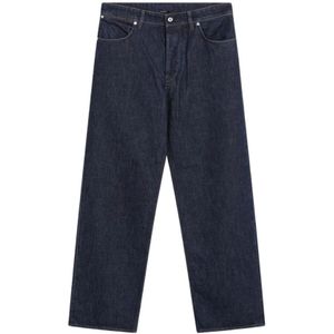 Stone Island, Heren, Jeans, Blauw, Maat: W32 Katoen,