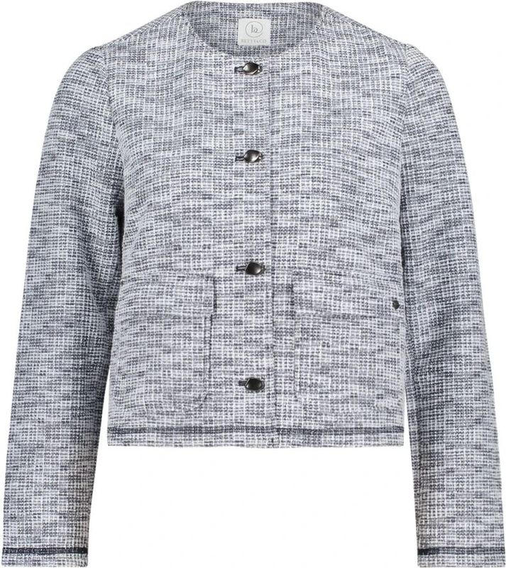 Betty & Co - Langemouw Jersey Jasje - Blauw - Dames