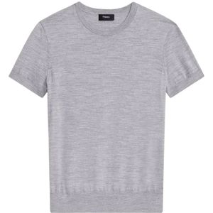 Theory, Dames, Tops, Grijs, Maat: XL Wol,