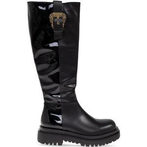 Versace Jeans Couture - Eco-Leather Boots - Zwart - Dames Laarzen