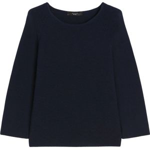 Weekend Max Mara, Dames, Truien, Blauw, Maat: L Katoen,