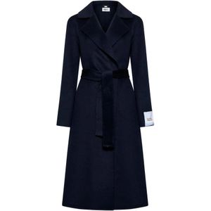 Silvian Heach, Dames, Mantels, Blauw, Maat: S Wol,