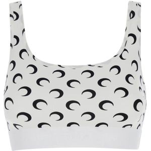 Marine Serre, Dames, Tops, Wit, Maat: S