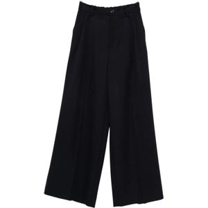 Soeur - Pantaloni Blu - Broek - Blauw - 100% Zuivere Wol