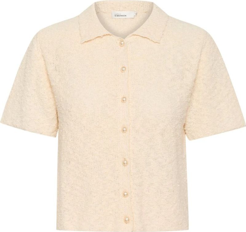 Karen by Simonsen, Dames, Truien, Beige, Maat: M Katoen,