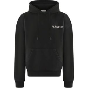 Flâneur, Heren, Sweatshirts & Hoodies, Zwart, Maat: S