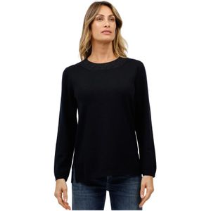 Gran Sasso, Dames, Truien, Blauw, Maat: M Zijde,