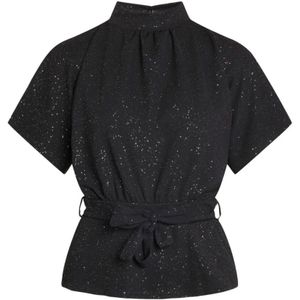 Sisters Point - 13371 - Top - Zwart - Lange Mouw