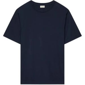 Dries Van Noten, Heren, Tops, Blauw, Maat: M Katoen,