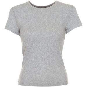 Drykorn, Dames, Tops, Grijs, Maat: M Katoen,