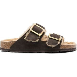 Birkenstock, Heren, Schoenen, Bruin, Maat: 45 EU Suède,