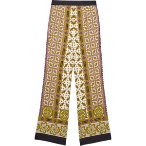 La DoubleJ, Dames, Broeken, Veelkleurig, Maat: M Viscose,