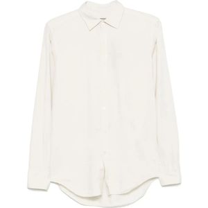 Canali, Heren, Overhemden, Beige, Maat: S