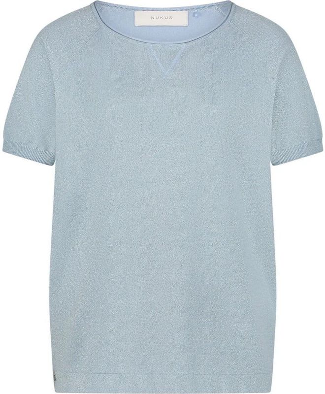 Nukus, Dames, Tops, Blauw, Maat: M Viscose,