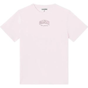 Ganni, Dames, Tops, Roze, Maat: S