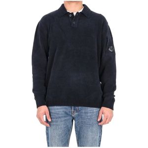 C.p. Company, Heren, Truien, Blauw, Maat: XL Katoen,