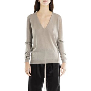 Rick Owens, Dames, Truien, Grijs, Maat: L Kasjmier,