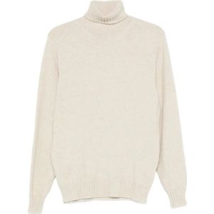 Filippo De Laurentiis, Heren, Truien, Beige, Maat: S Linnen,