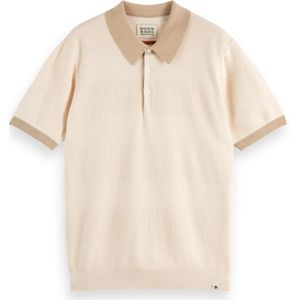 Scotch & Soda, Heren, Tops, Beige, Maat: S