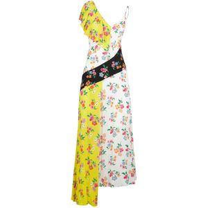 Msgm, Dames, Jurken, Veelkleurig, Maat: XS Viscose,