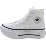 Converse - CHUCK TAYLOR ALL STAR LIFT DOUBLE STACK - Sneakers - Wit - Textiel