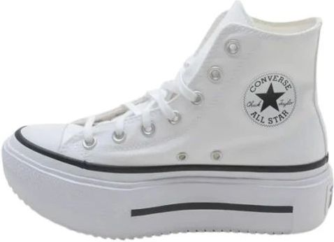 Converse - CHUCK TAYLOR ALL STAR LIFT DOUBLE STACK - Sneakers - Wit - Textiel