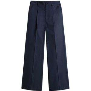 Woolrich, Dames, Broeken, Blauw, Maat: W28 Katoen,