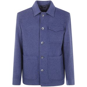 Herno, Heren, Jassen, Blauw, Maat: 2XL