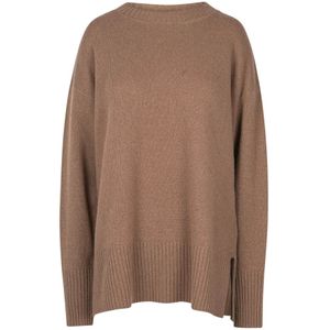 Jucca, Dames, Truien, Bruin, Maat: XS Wol,