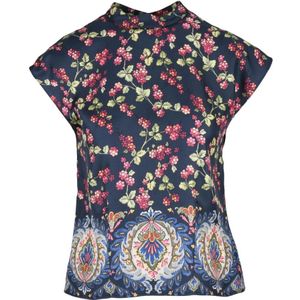Etro, Dames, Blouses & Shirts, Veelkleurig, Maat: S Zijde,