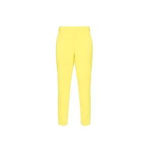 Pinko Cropped Broeken , Yellow , Dames , Maat: XS