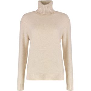 Fabiana Filippi, Dames, Truien, Beige, Maat: XS Zijde,