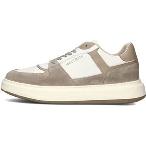 Woolrich Arrow Court Man Sneakers Beige , Beige , Heren , Maat: 43 EU