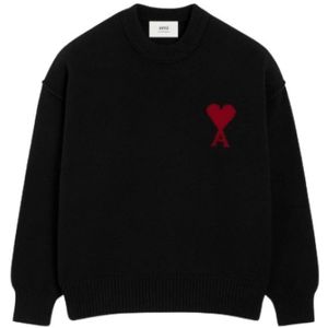 Ami Paris - Wollen Trui - Zwart - Unisex