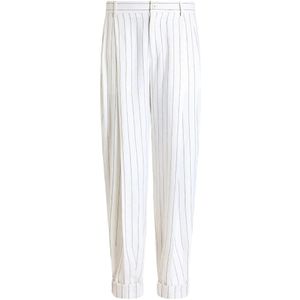 Dolce & Gabbana, Heren, Broeken, Wit, Maat: XL Zijde,