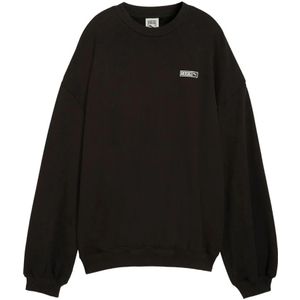 PUMA x ROSÉ oversized top met ronde hals voor Dames, Zwart, Maat XXS