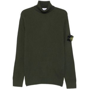 Stone Island, Heren, Truien, Groen, Maat: L