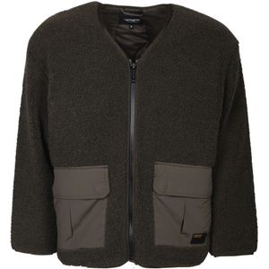 Carhartt Wip, Heren, Jassen, Groen, Maat: M Fleece,