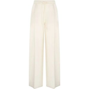 Roberto Cavalli, Dames, Broeken, Beige, Maat: S Zijde,